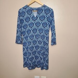 Coolibar UPF 50+ Shoreside Swim Oceanside Tunic Dress Coverup